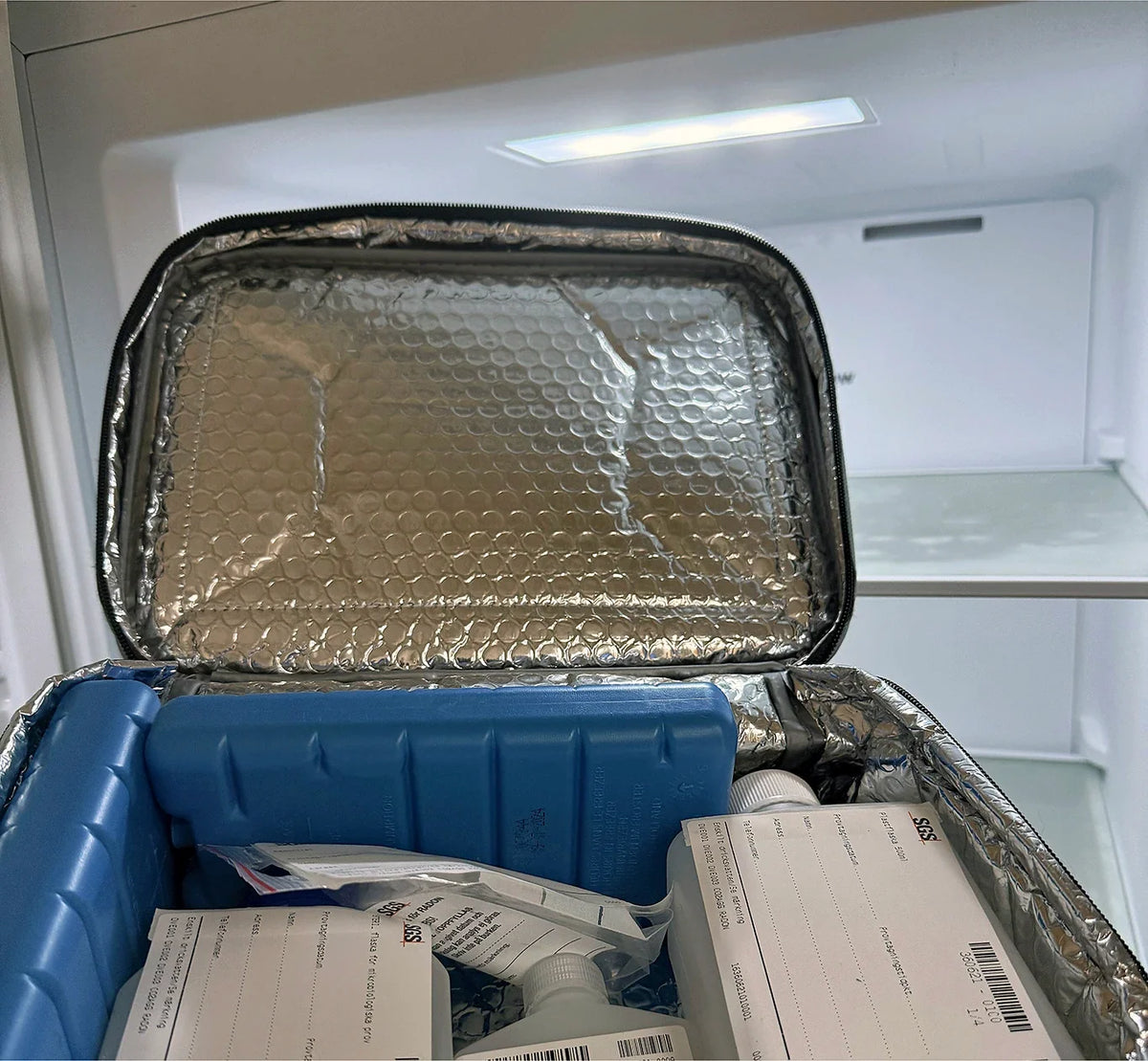 Kylväska eller frigolitlåda? Så kommer vattenprovet fram kallt