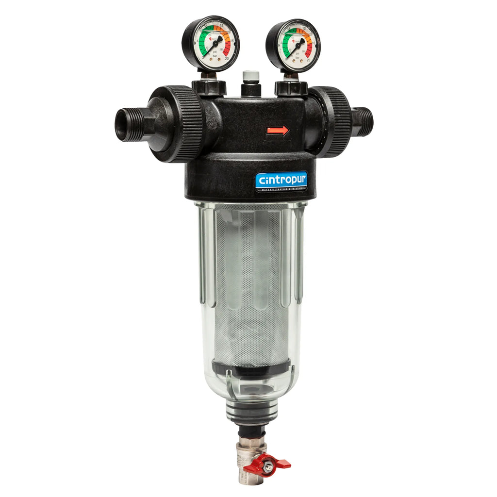 Cintropur NW280 – förfilter 1″ med manometrar