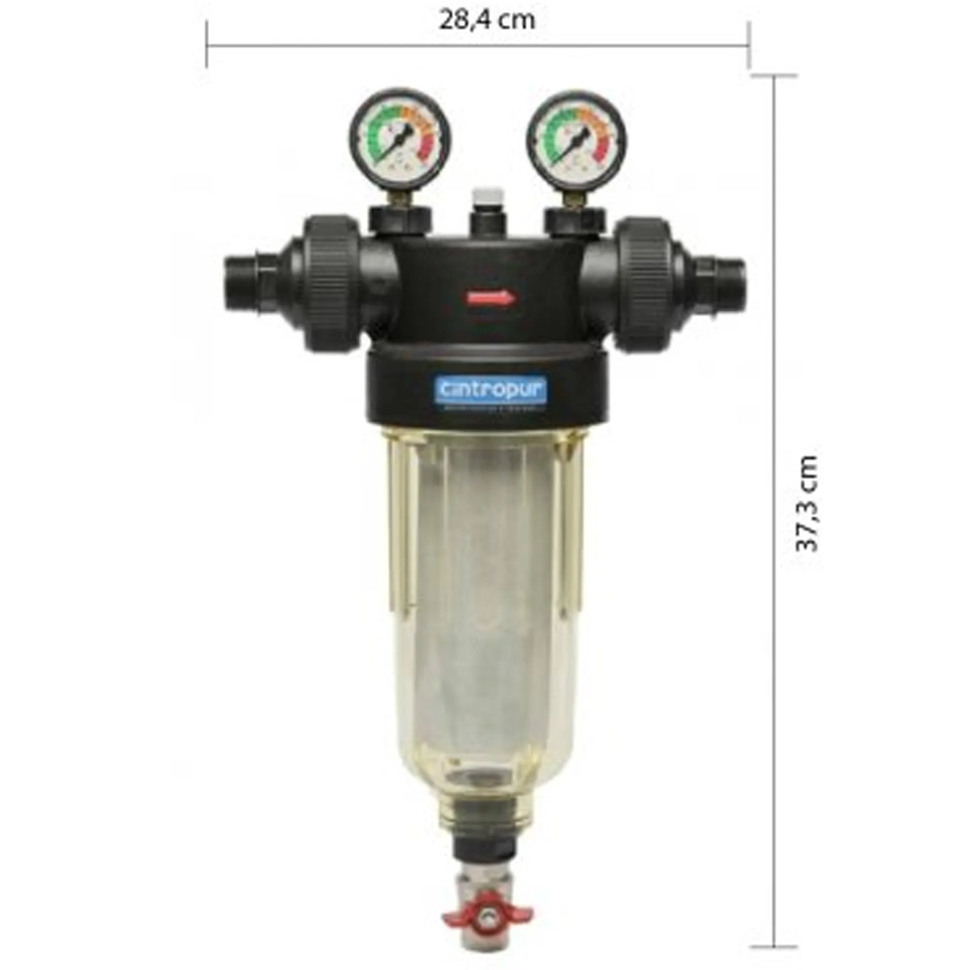 Cintropur NW280 – förfilter 1″ med manometrar