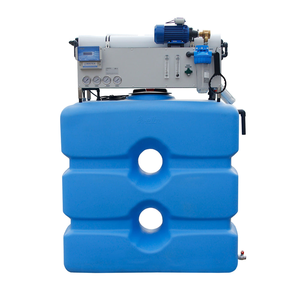 WRO400 PLUS Omvänd osmos - med vattentank (1000 L)