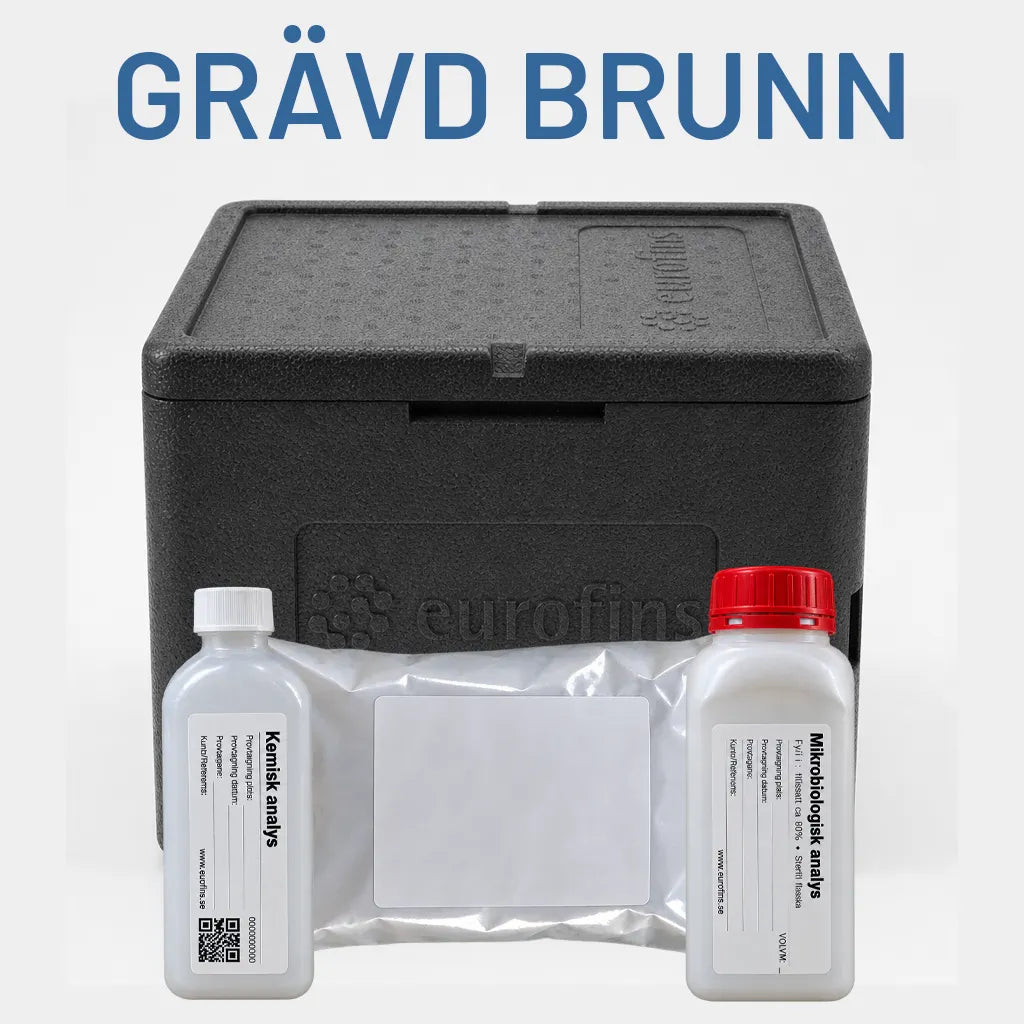 Vattenanalys grävd brunn
