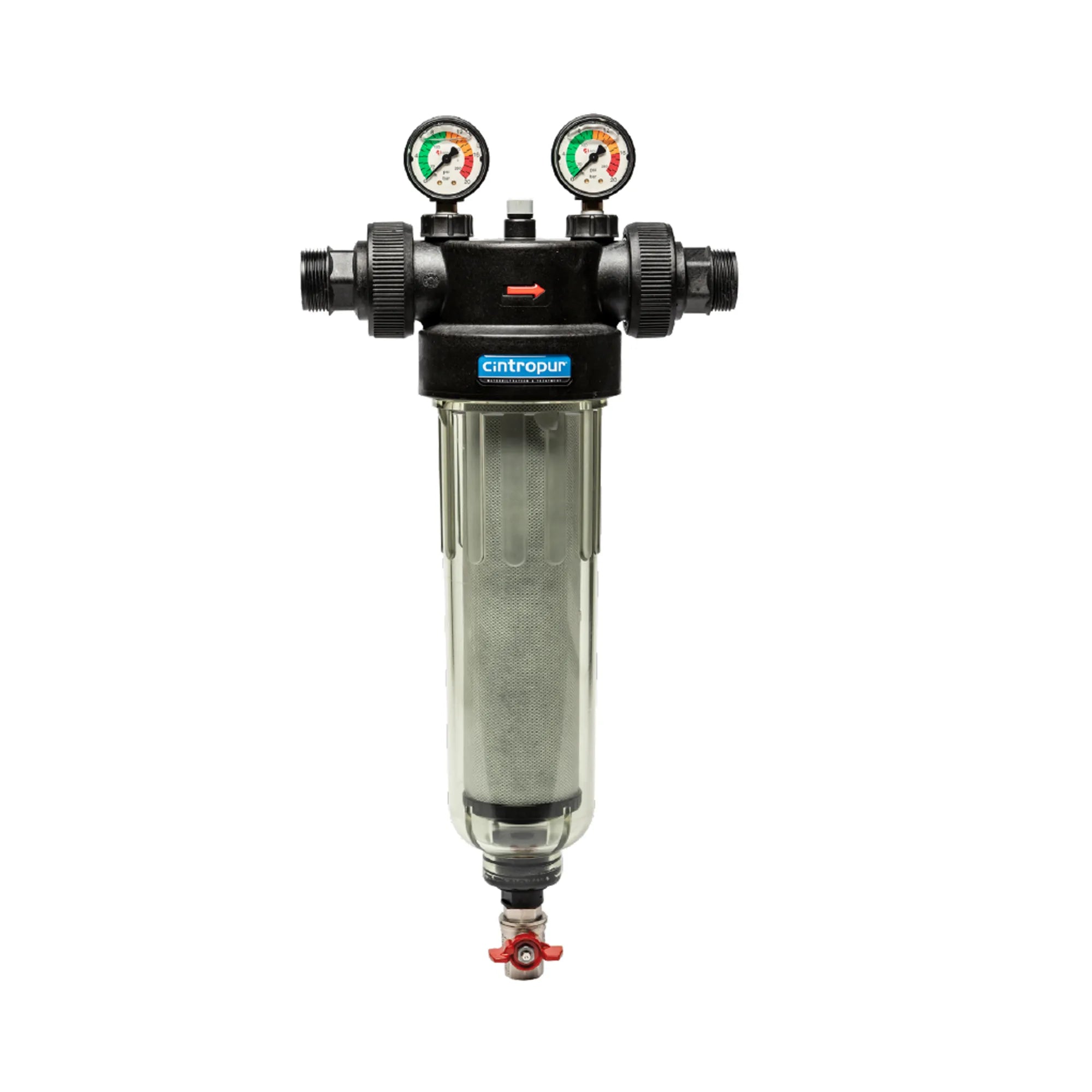Cintropur NW 340 – förfilter 1¼″ med manometrar