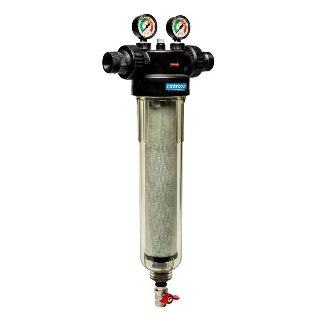 Cintropur NW 400 – förfilter 1½″ med manometrar