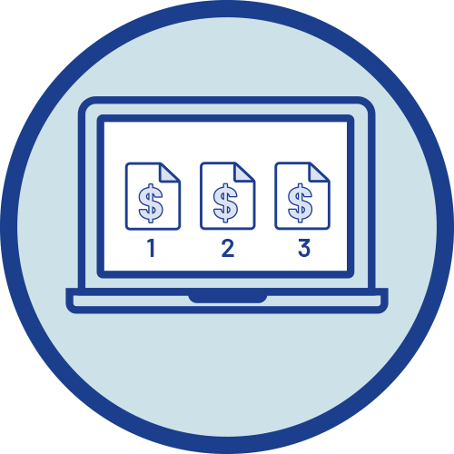 Illustration - Laptop med prisförslag