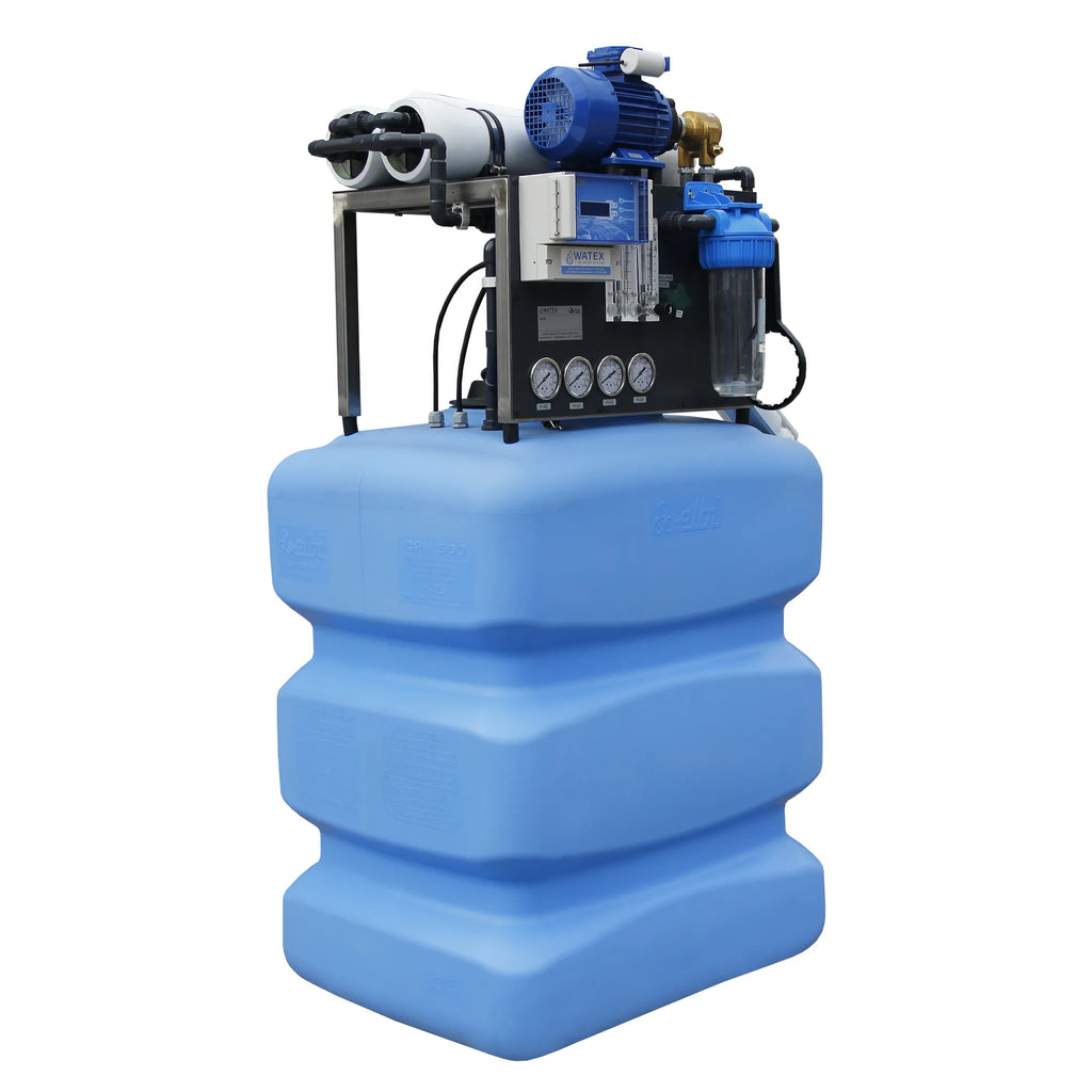 WRO200 PLUS Omvänd osmos - med vattentank (500 L)